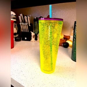 Bubble green starbucks spooky tumbler